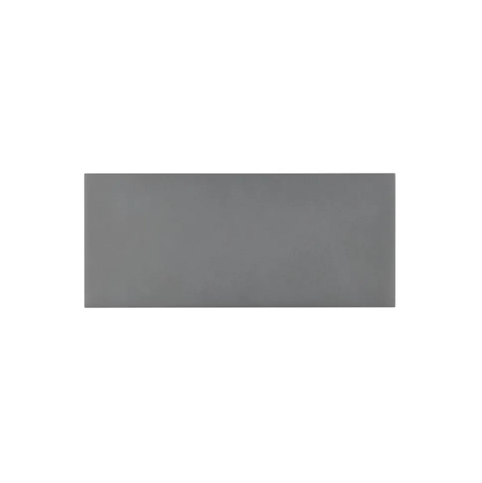 Mayenne udendørs væglampe, antracit, up- & downlight, kantet