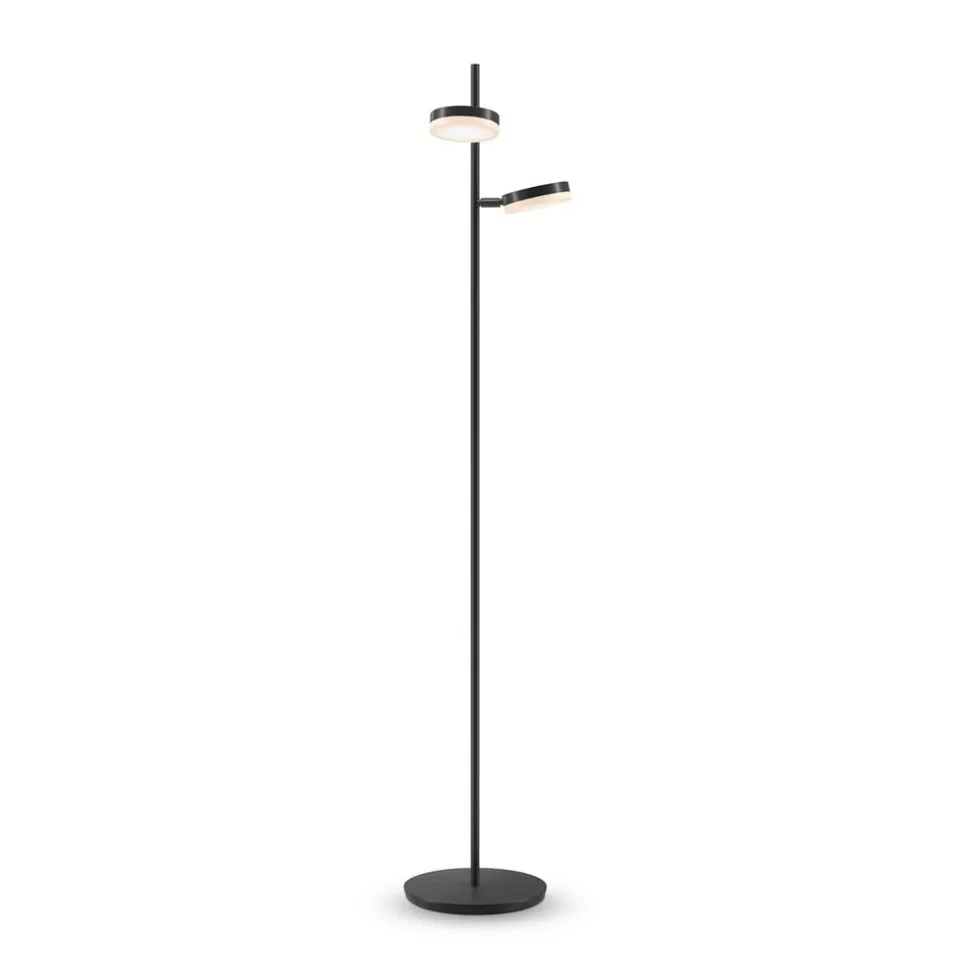 Maytoni Fad LED-gulvlampe med lysdæmper, drejelig