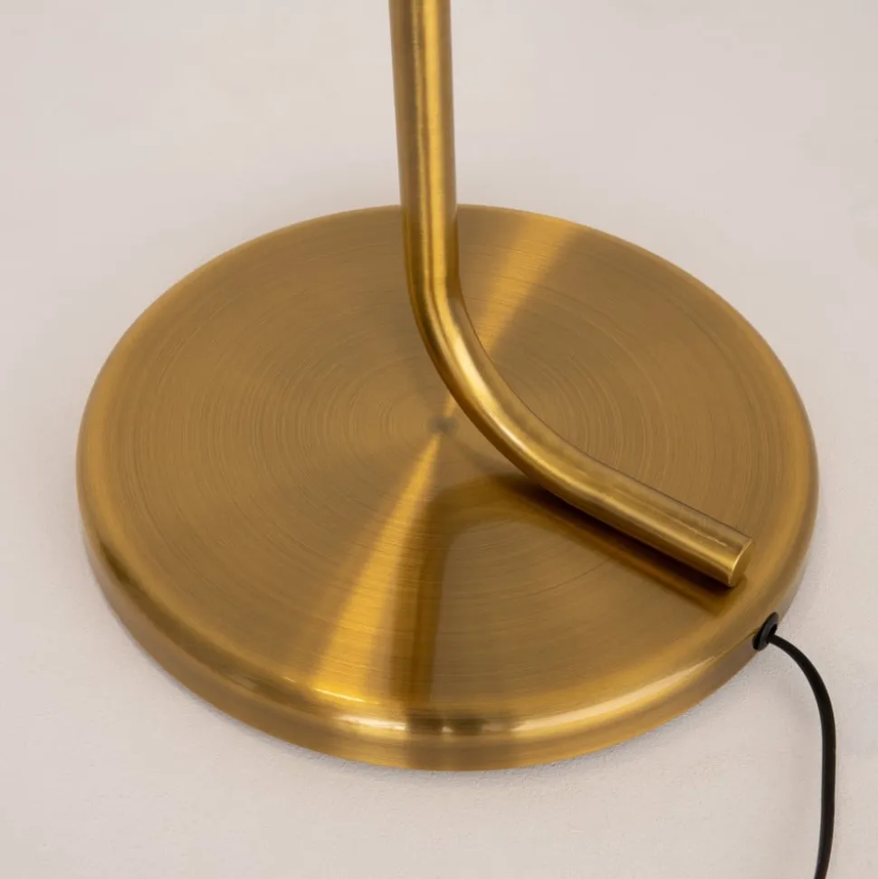 Maytoni gulvlampe Cabaret, messing, højde 126,5 cm