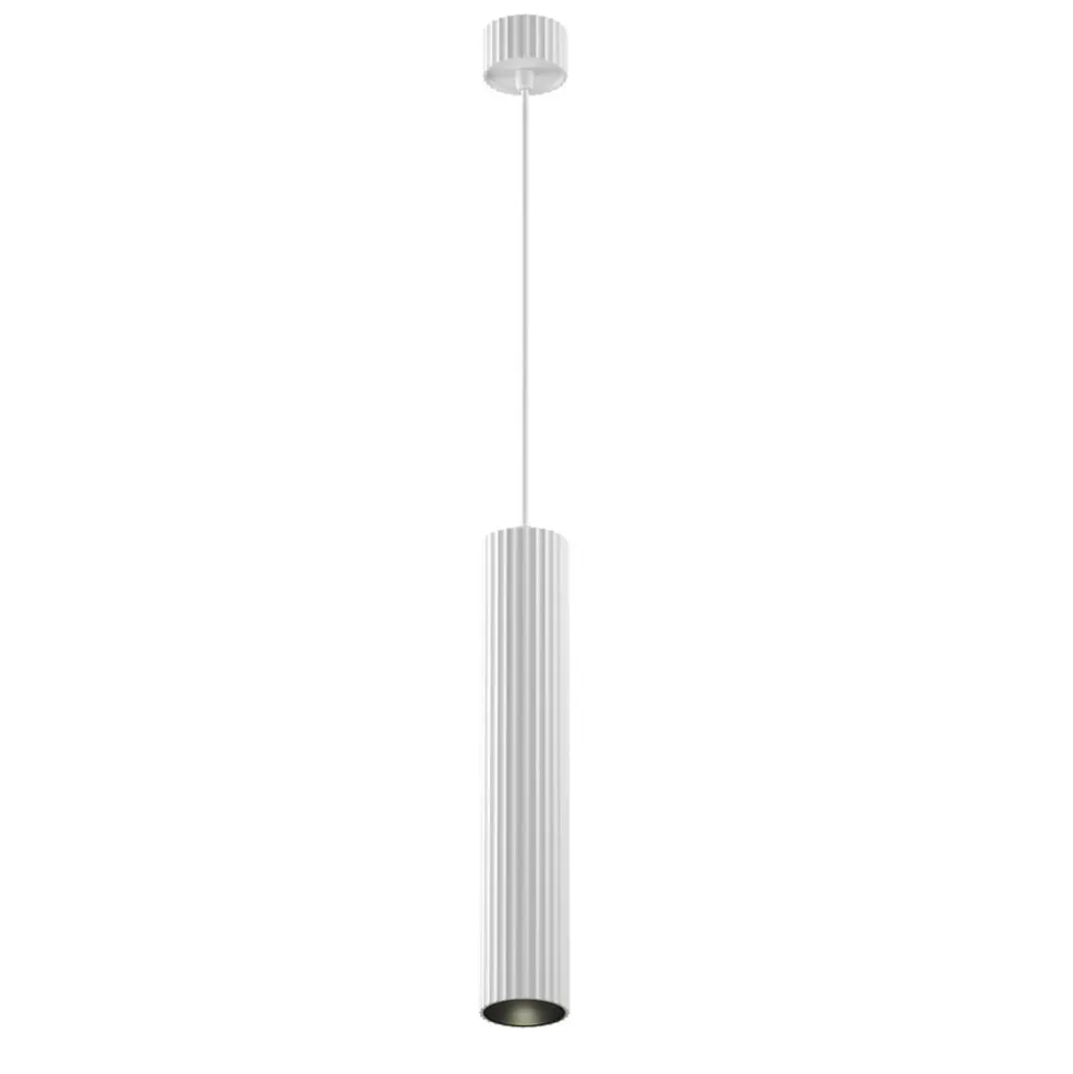 Maytoni hængelampe Calipso, hvid, Ø 5,6 cm, aluminium, GU10