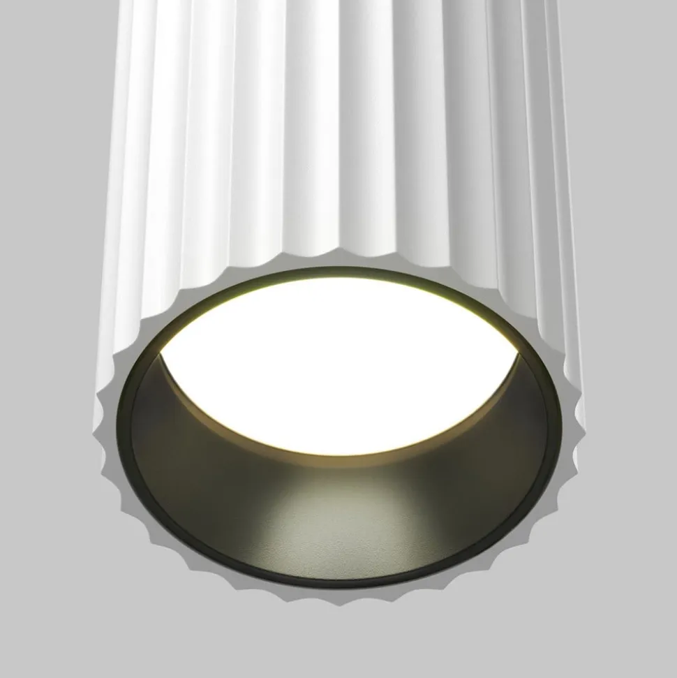Maytoni hængelampe Calipso, hvid, Ø 5,6 cm, aluminium, GU10