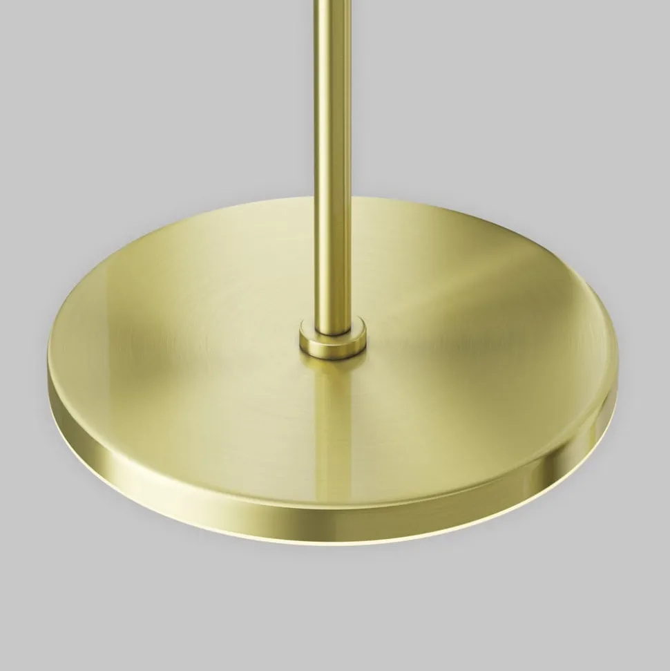 Maytoni LED-hængelampe Plato, messing, Ø 18,5 cm, aluminium