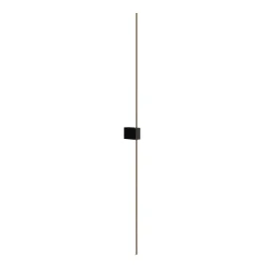 Maytoni LED-væglampe Pars, 105 cm, sort/guld, aluminium