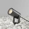 Maytoni Scope spot med jordspyd, sort, aluminium, IP65
