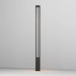 Maytoni udendørslampe Elbe, højde 200 cm, grafitfarvet