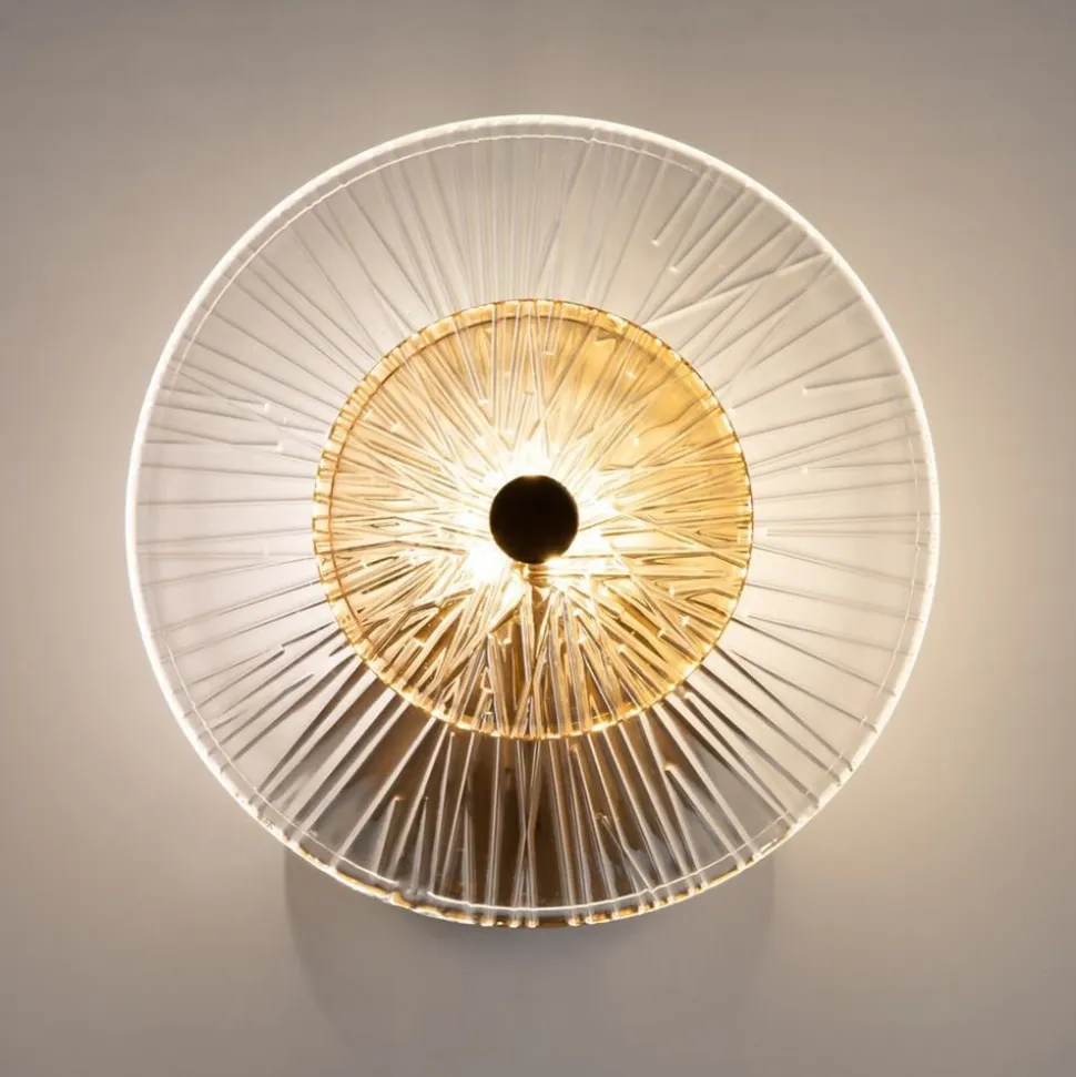 Maytoni væglampe Aster, glas, Ø 28 cm, 1 x E14