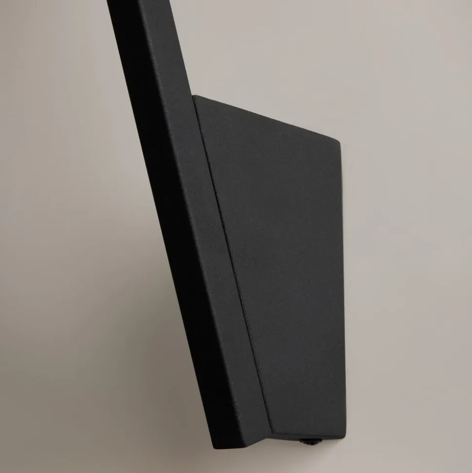 Maytoni væglampe Kazmir, sort, højde 35 cm, metal