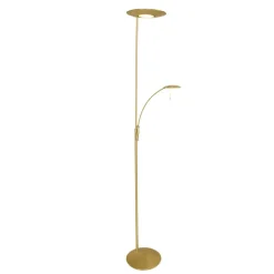 Med dæmper og læselampe - Zenith LED-gulvlampe