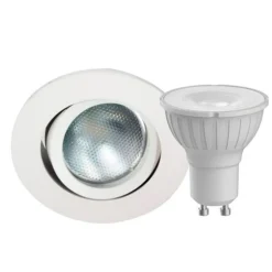 Megatron DecoclicSet LED-indb.spot GU10 5 W hvidt