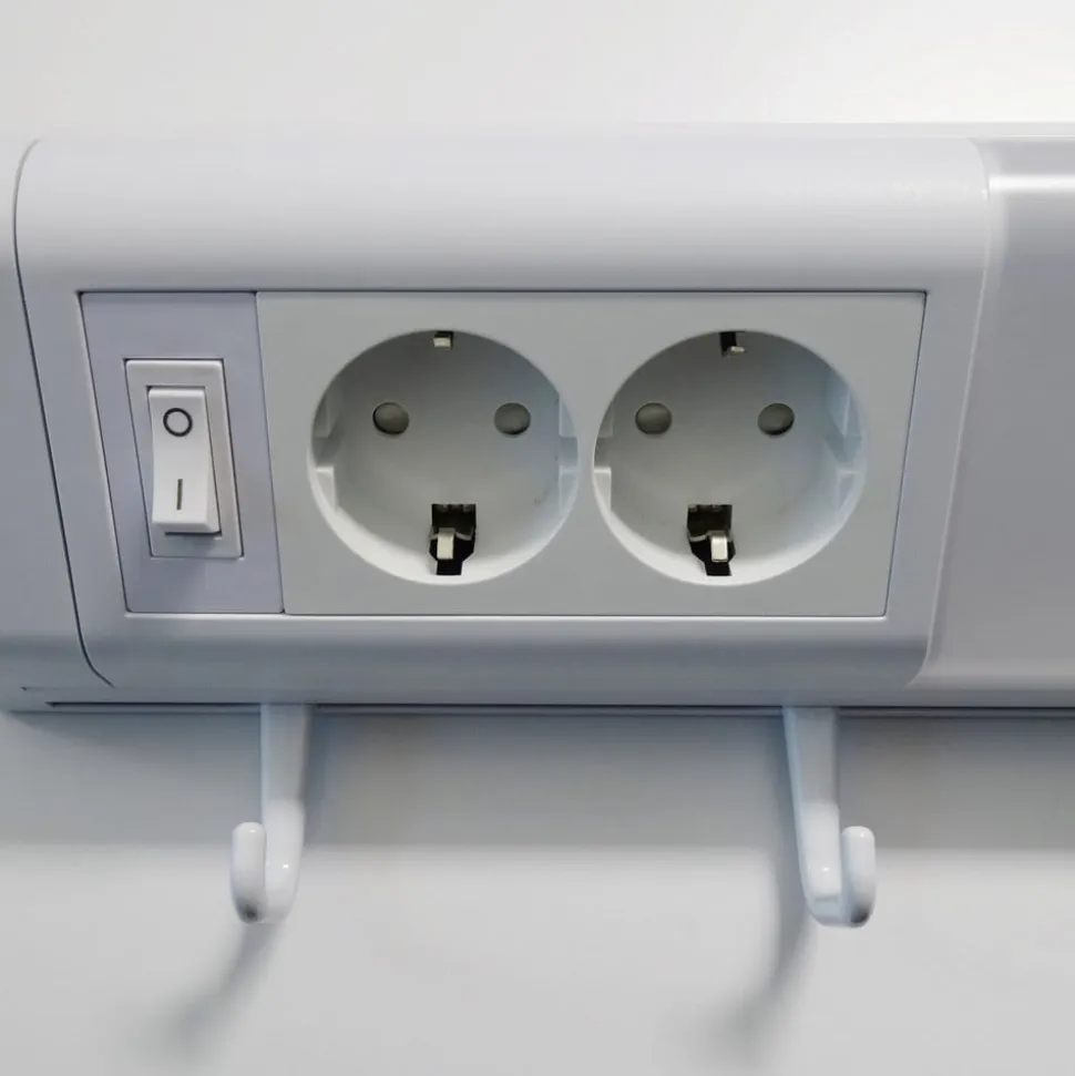 Melo Plug dico LED-møbelpåbygningslampe, hvid