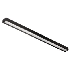 Mera LED-væglampe, bredde 120 cm, sort, 3000K