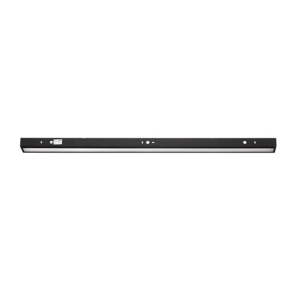 Mera LED-væglampe, bredde 120 cm, sort, 3000K