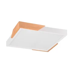 Meta LED-loftlampe, 31,5x31,5 cm, 3.000 K, hvid