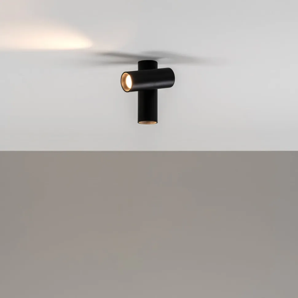 Milan Haul LED-loftlampe, 2 lyskilder, sort