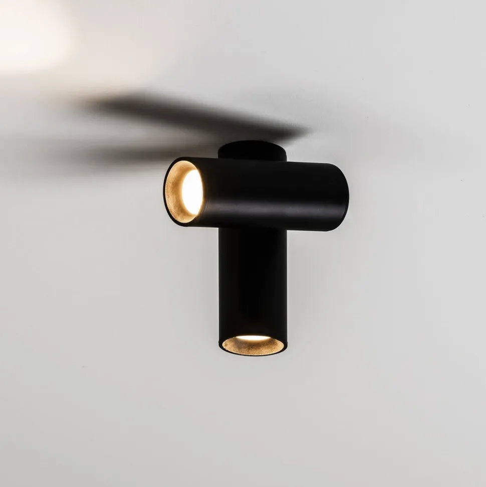 Milan Haul LED-loftlampe, 2 lyskilder, sort