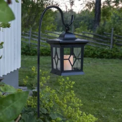 Milan LED-solcellelampe med 3 anvendelsesmuligheder