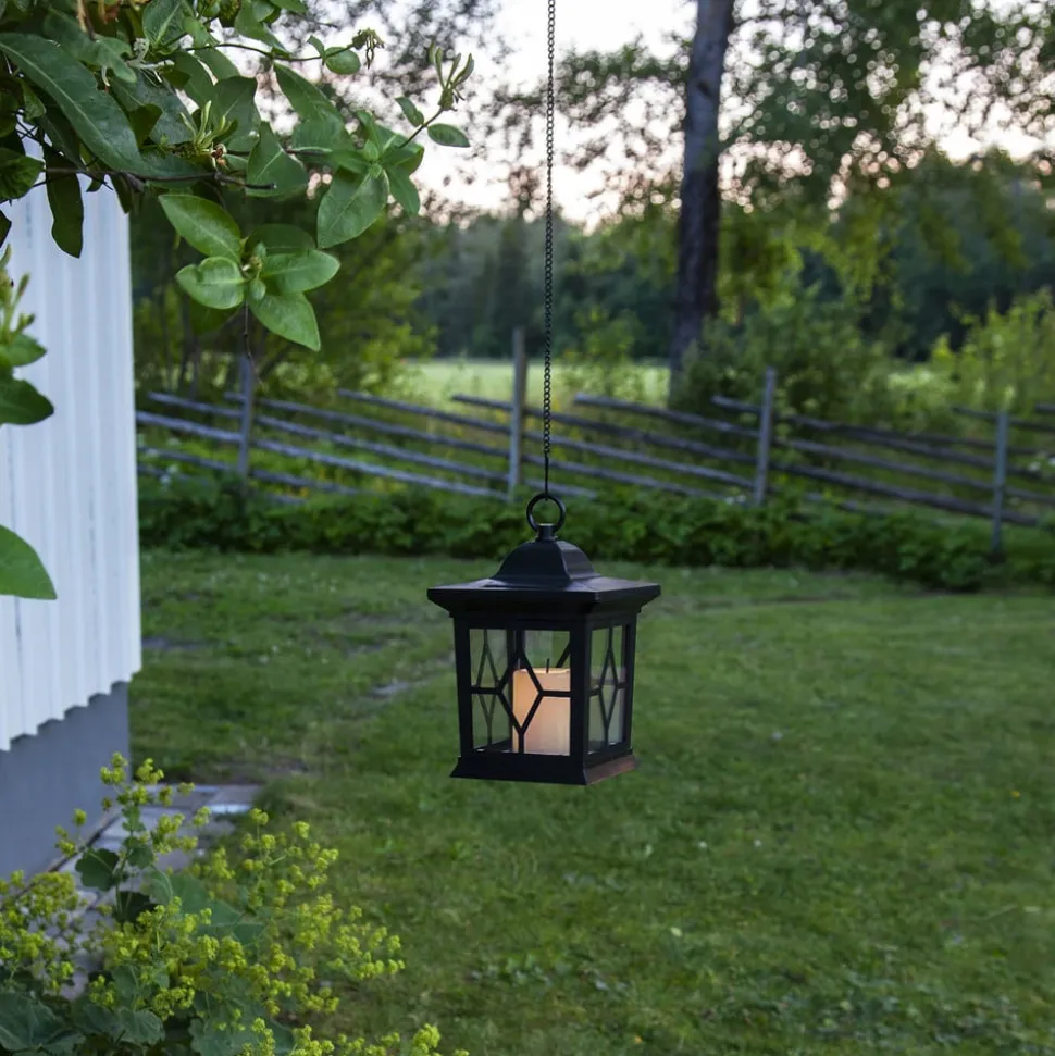 Milan LED-solcellelampe med 3 anvendelsesmuligheder