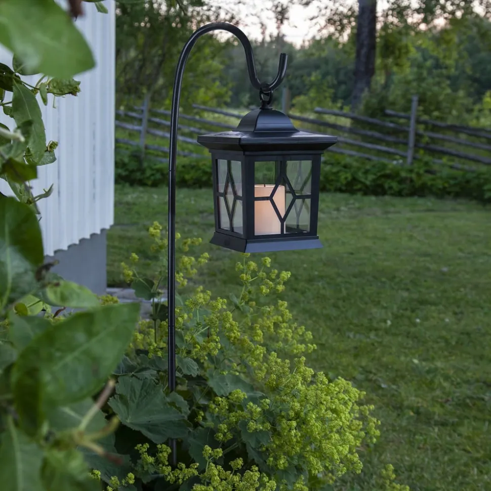 Milan LED-solcellelampe med 3 anvendelsesmuligheder