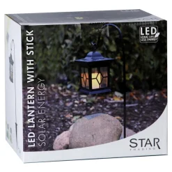 Milan LED-solcellelampe med 3 anvendelsesmuligheder