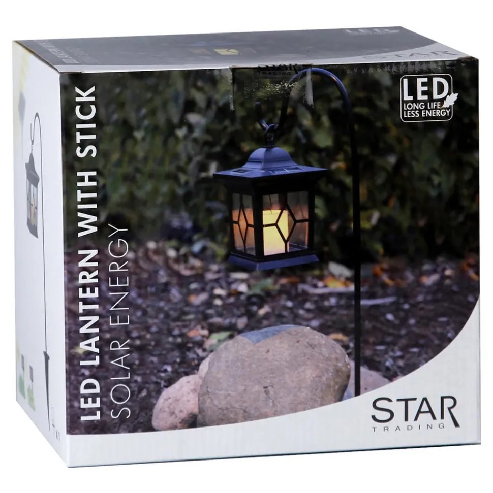 Milan LED-solcellelampe med 3 anvendelsesmuligheder