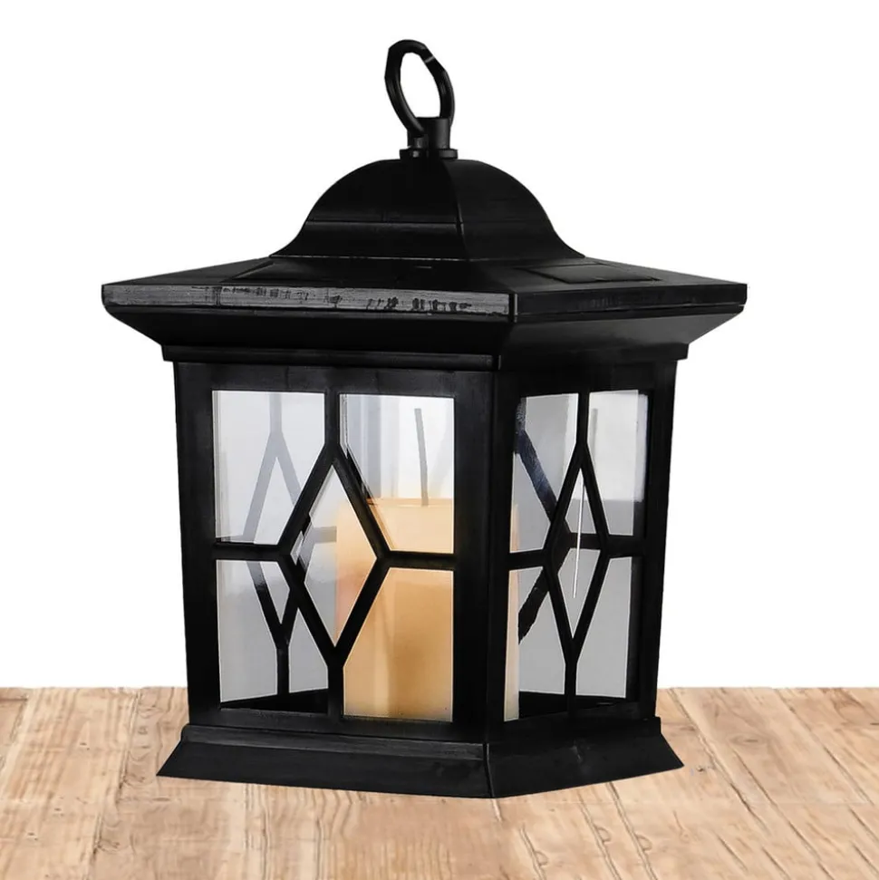 Milan LED-solcellelampe med 3 anvendelsesmuligheder