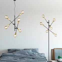 Minimalistisk designet pendellampe Cross