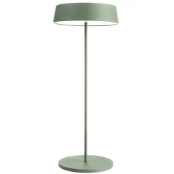 Miram LED-bordlampe med batteri, kan dæmpes, grøn