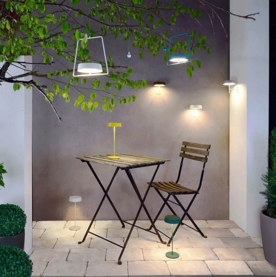 Miram LED-bordlampe med batteri, kan dæmpes, gul