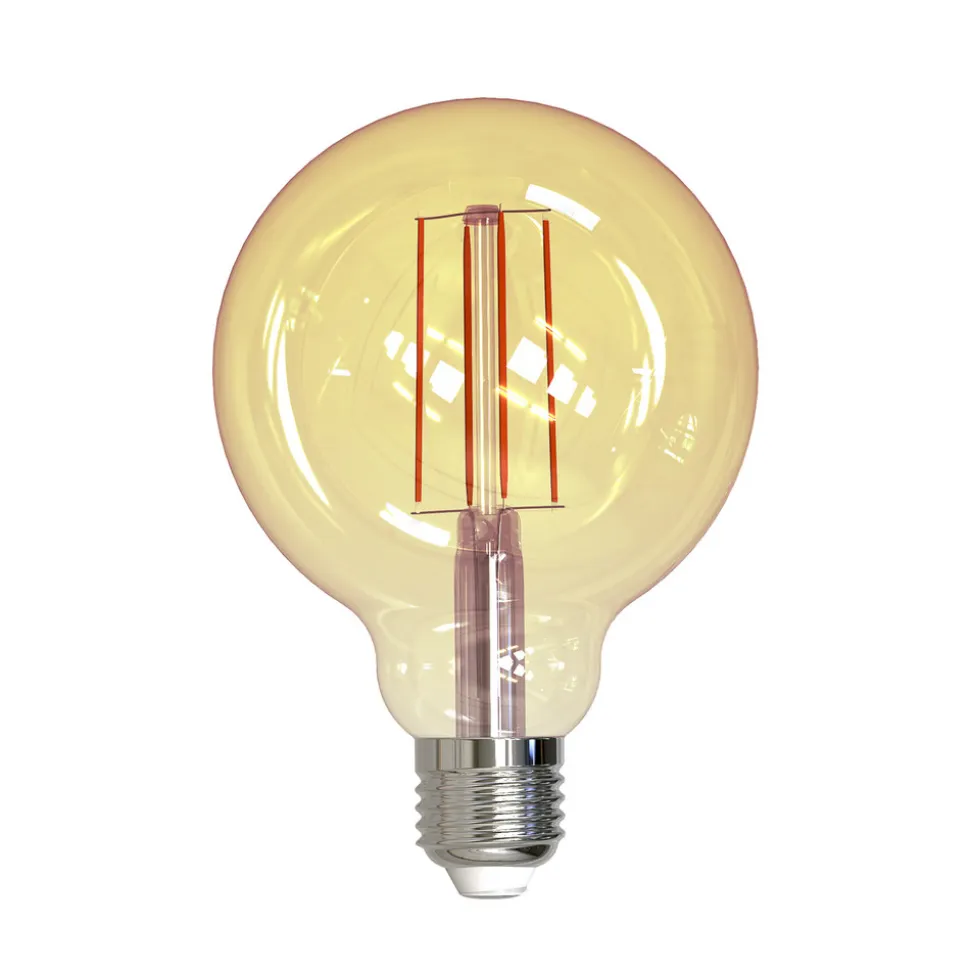 Müller Licht LED-globe E27 9W 820 glødetråd guld