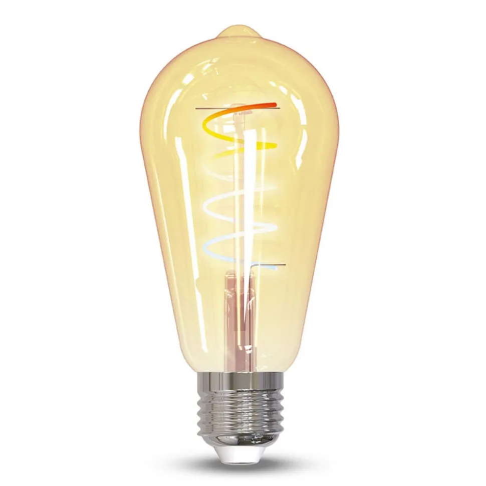Müller Licht tint LED-pære Retro Gold E27 5,5 W
