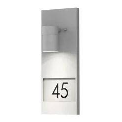 Modena 7655 husnummer lys, grå
