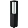 Moderne sokkellampe i aluminium 936 i sort