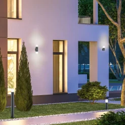 Moderne vejlampe Hoosic med bevægelsessensor
