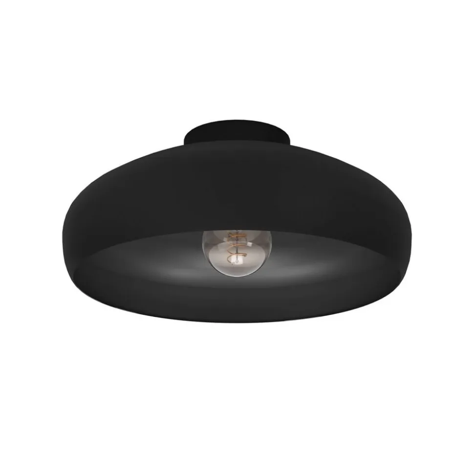 Mogano loftlampe, Ø 40 cm, sort, stål
