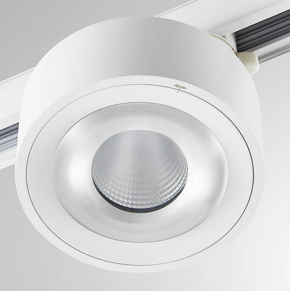 Molto Luce LED 3-faset skinnespot Mag, hvid, 827