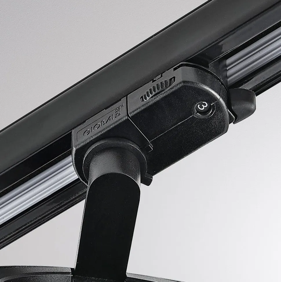 Molto Luce LED 3-faset skinnespot Mag , sort, 830
