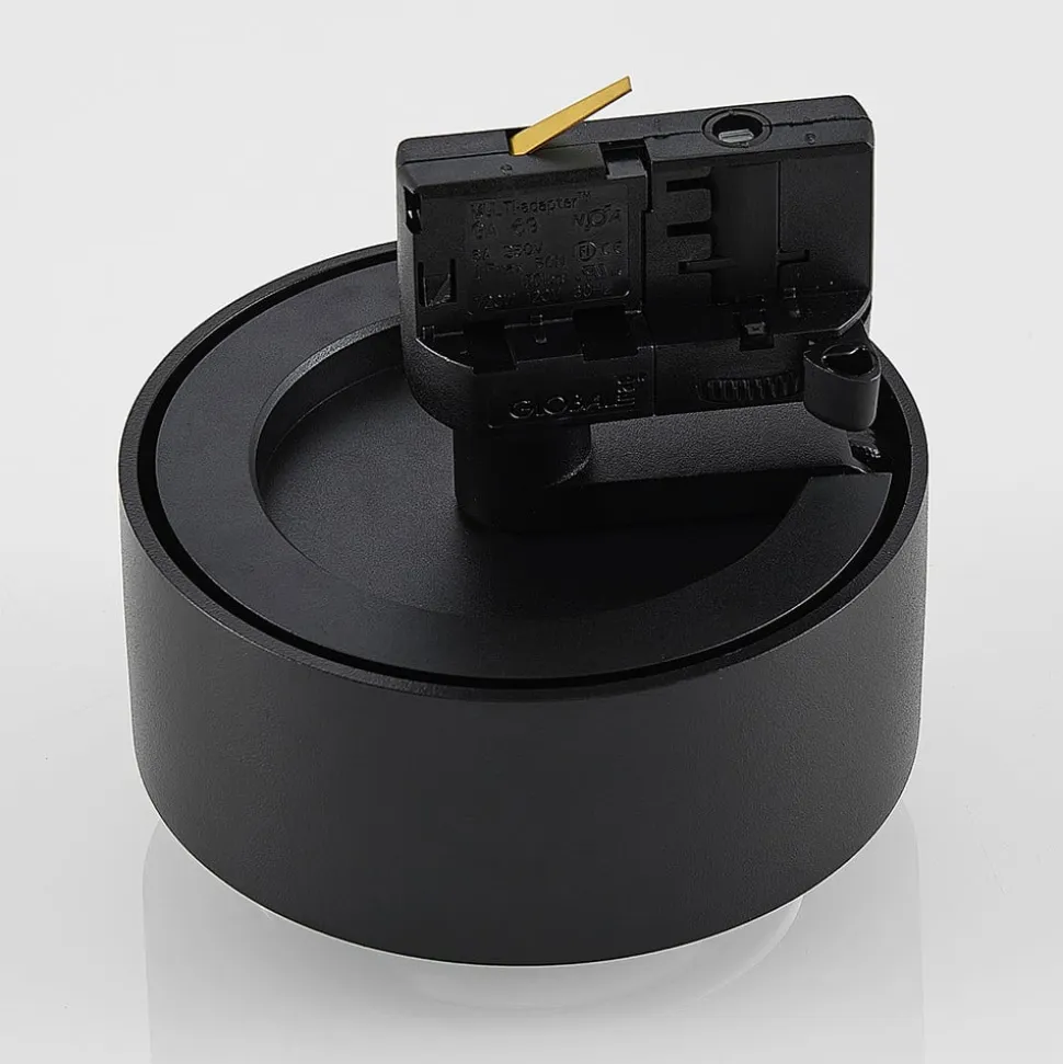 Molto Luce LED 3-faset skinnespot Mag , sort, 830