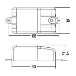 Molto Luce LED-konverter 350 mA, 6 W