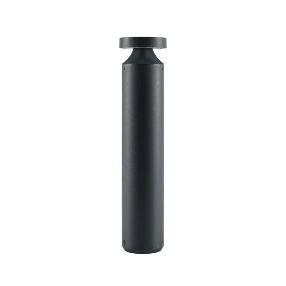 Molto Luce LED-sokkellampe Mona, Ø 10 cm, aluminium, højde 45 cm