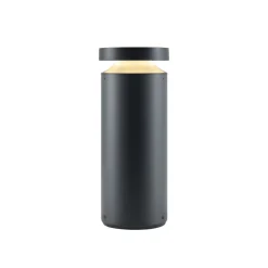 Molto Luce LED-sokkellampe Mona, Ø 18 cm, aluminium, højde 45 cm