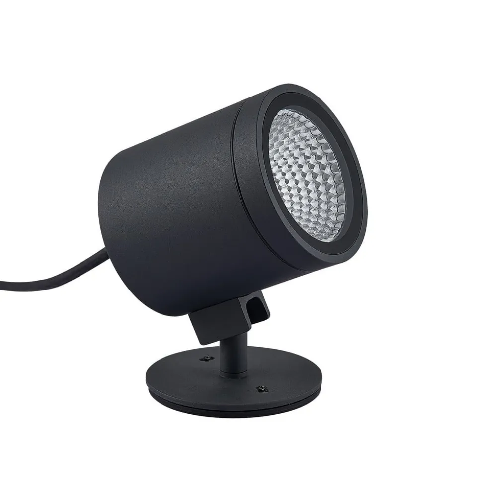 Molto Luce udendørs spotlampe Foris Round F, antracit
