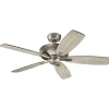 Monarch2 52 loftsventilator, antik tin børstet