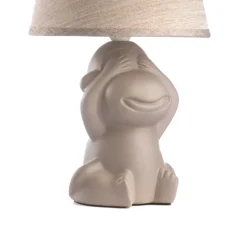 Monkey bordlampe, brun, keramik, 28 cm høj, E14