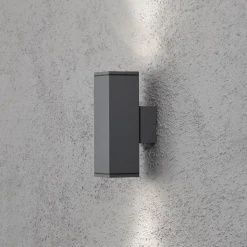 Monza udendørs spot, antracit, 2 lyskilde