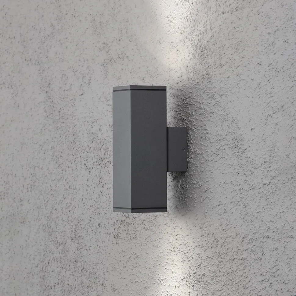 Monza udendørs spot, antracit, 2 lyskilde