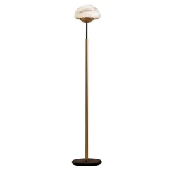 Moon gulvlampe af Muranoglas, alabaster