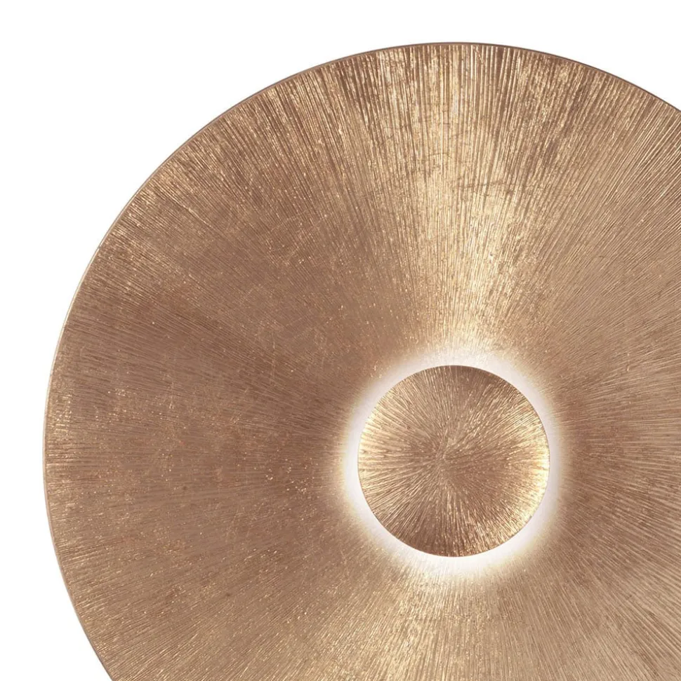 Moon Sun væglampe, Ø 54 cm, guld