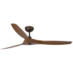 Morea L, DC loftventilator, 3 blade, mørkebrun