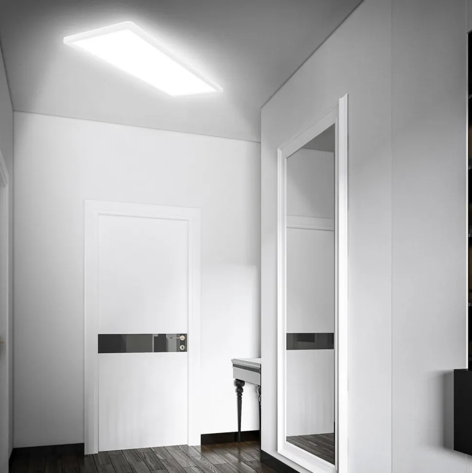 Move LED-panel, sensor, 58 x 20 cm, IP44, plast, hvid
