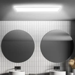 Move LED-panel, sensor, 58 x 20 cm, IP44, plast, hvid